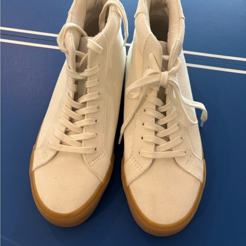 MADEWELL Sidewalk High-Top Sneakers in Recycled Canvas 8.5 - Picture 5 of 9